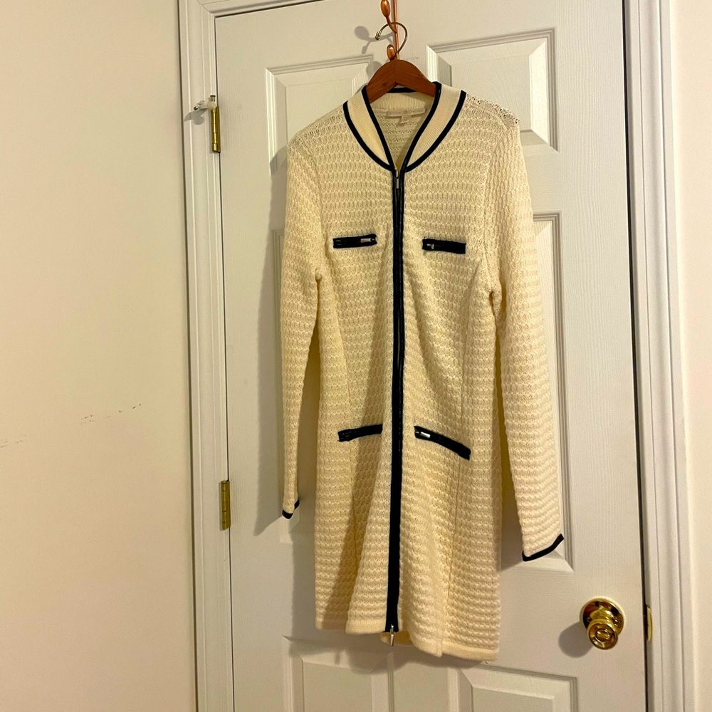 Sophisticated Boston Proper sweater jacket! Great with jeans or office wear! SzM
